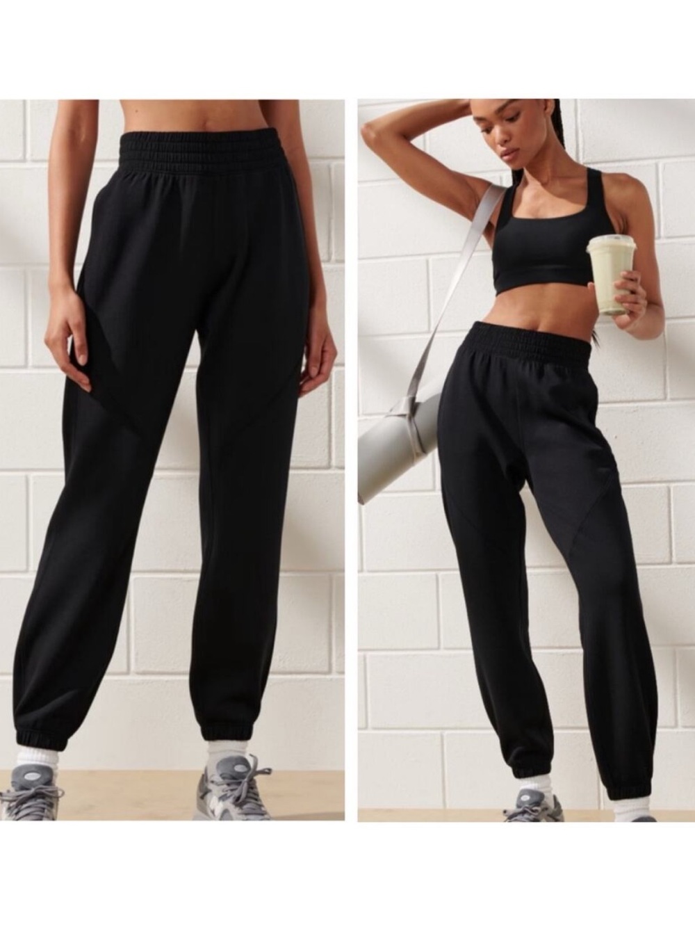 Abercrombie YPB Activewear Black Jogger Sweatpant